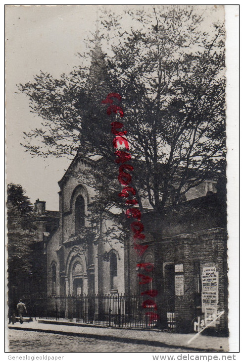 93 - LES LILAS - L' EGLISE   CARTE PHOTO 1955 - Les Lilas