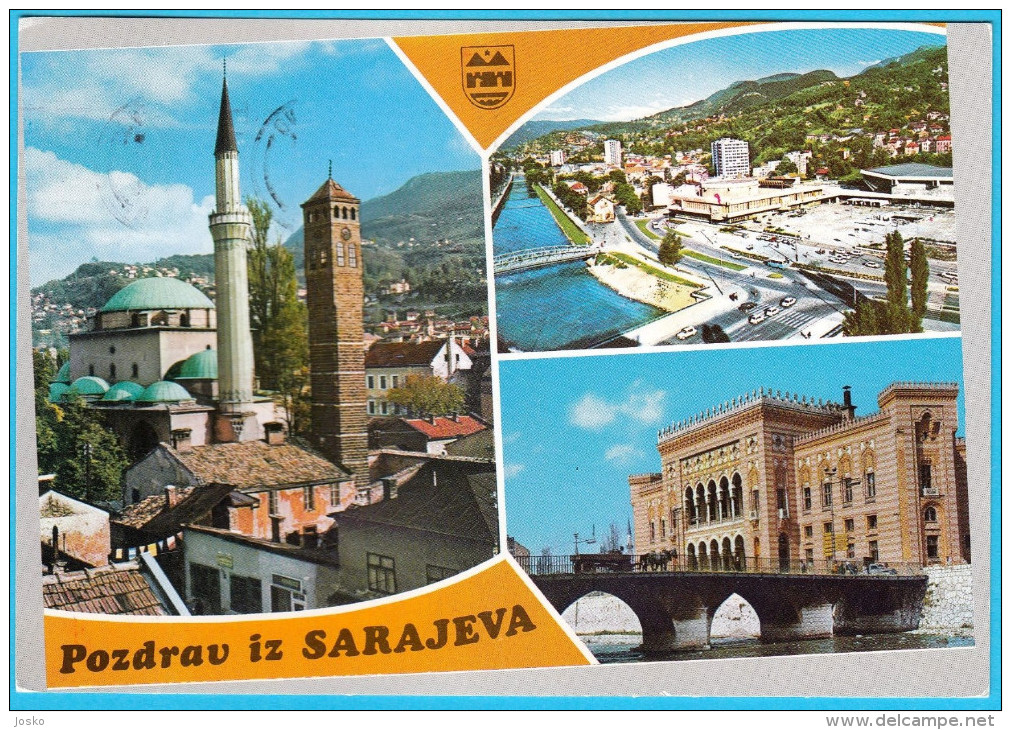 SARAJEVO ( Bosnia And Herzegovina ) * Travelled * Islam Religion Mosque Mosquée Mosques Moschee Mezquita Moschea AK - Islam