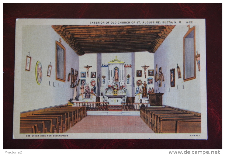 Interior Of Old Church Of ST AUGUSTINE, ISLETA - Other & Unclassified