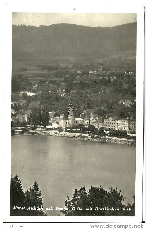 Austria - Aschach - Markt Aschach A.d. Donau, O.Oe. Mit Hartkirchen - 1935 - Eferding