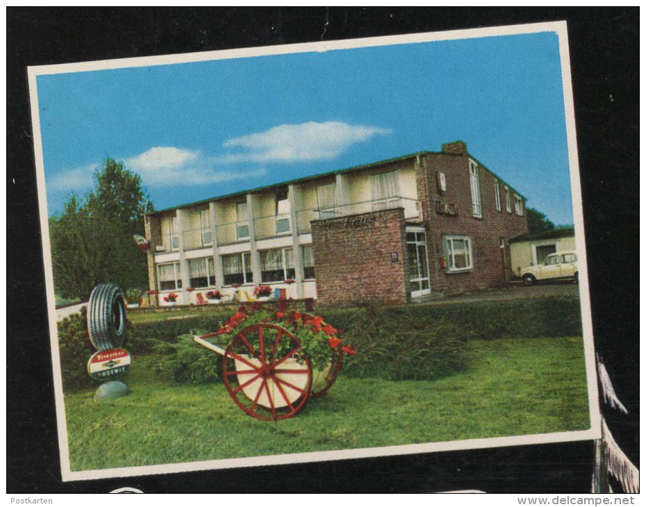 ÄLTERE POSTKARTE RASTHAUS MOTEL SCHILLIG MEILBRÜCK ESSO STATION MECKEL Bitburger Land Cpa Postcard AK Ansichtskarte - Bitburg