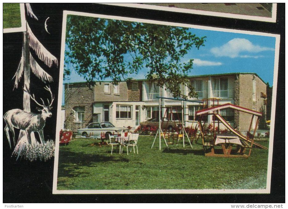 ÄLTERE POSTKARTE RASTHAUS MOTEL SCHILLIG MEILBRÜCK ESSO STATION MECKEL Bitburger Land Cpa Postcard AK Ansichtskarte - Bitburg