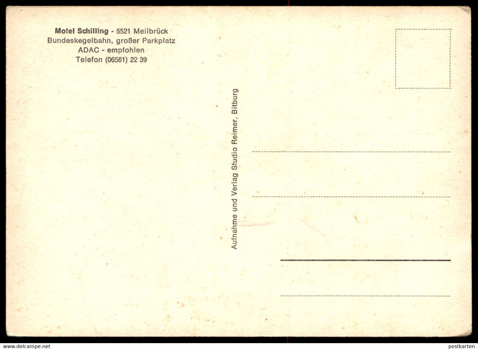 ÄLTERE POSTKARTE RASTHAUS MOTEL SCHILLIG MEILBRÜCK ESSO STATION MECKEL Bitburger Land Cpa Postcard AK Ansichtskarte - Bitburg