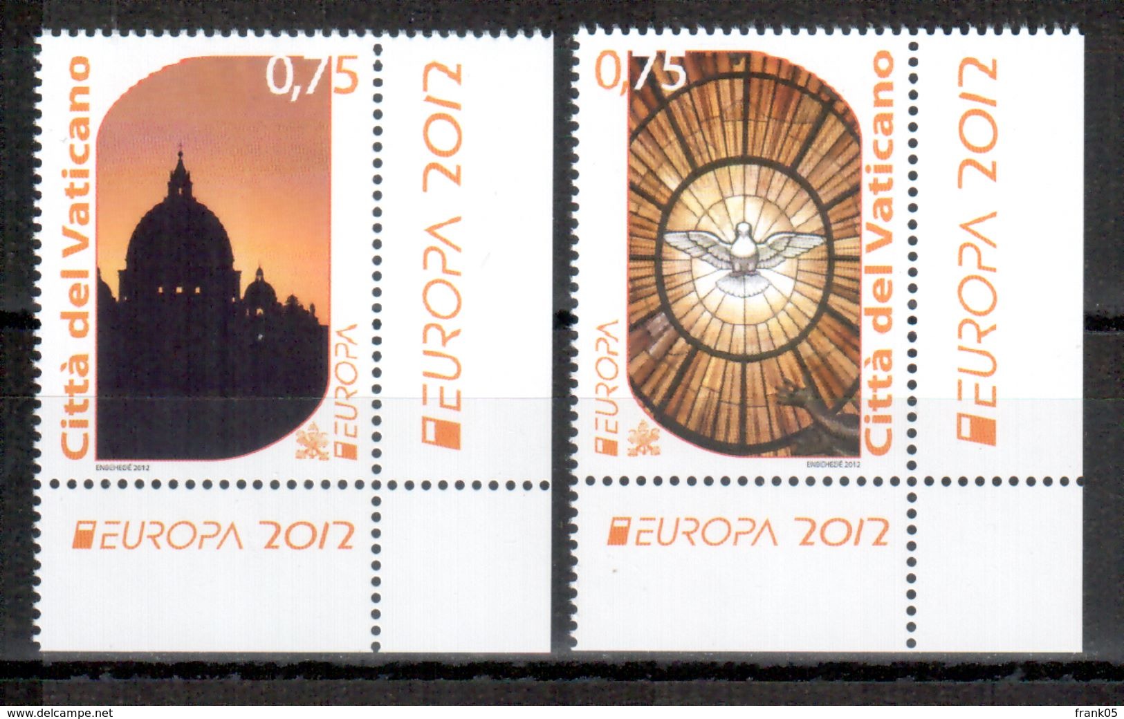 Vatikan / Vatican 2012 Satz/set EUROPA ** - 2012