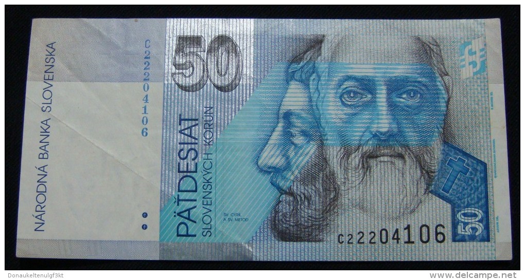 SLOVAKIA 50 KORUN 1993,VF+. - Eslovaquia