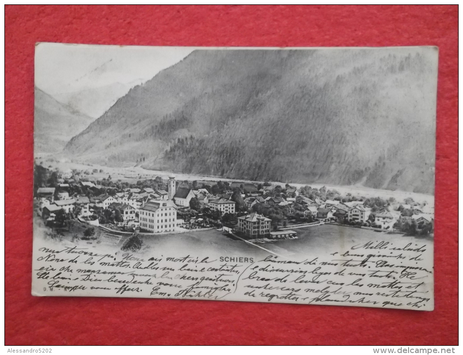 Grisons Schiers 1904 Totalansicht - Schiers