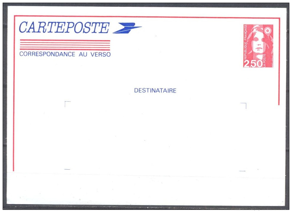 France Carteposte Entier Postal YT N°2715-CP1 Marianne Du Bicentenaire Neuf ** - Standard Postcards & Stamped On Demand (before 1995)