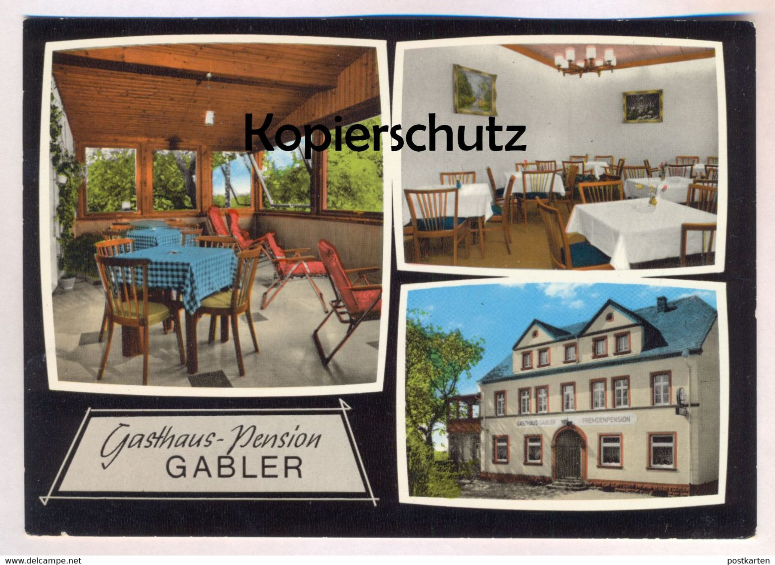 ÄLTERE POSTKARTE GASTHAUS-PENSION GABLER MALBERGWEICH Bitburger Land Cpa Postcard AK Ansichtskarte - Bitburg