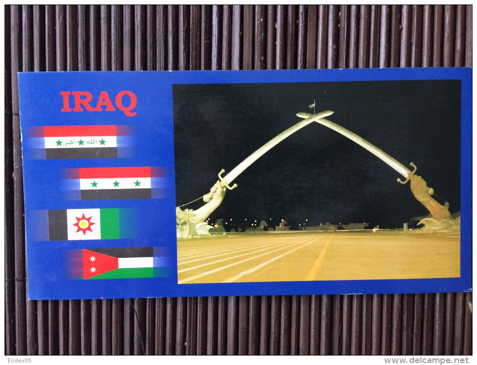 Irak Saddam Epées Bagdad Victoire Sur L'Iran Baghdad Swords Victory Iran-Iraq War - Iraq