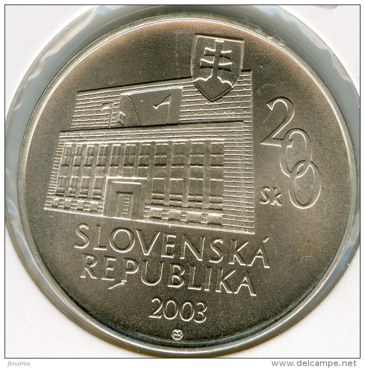 Slovaquie Slovakia 200 Korun 2003 100 Ans De Imrich Karvas UNC KM 65 - Eslovaquia