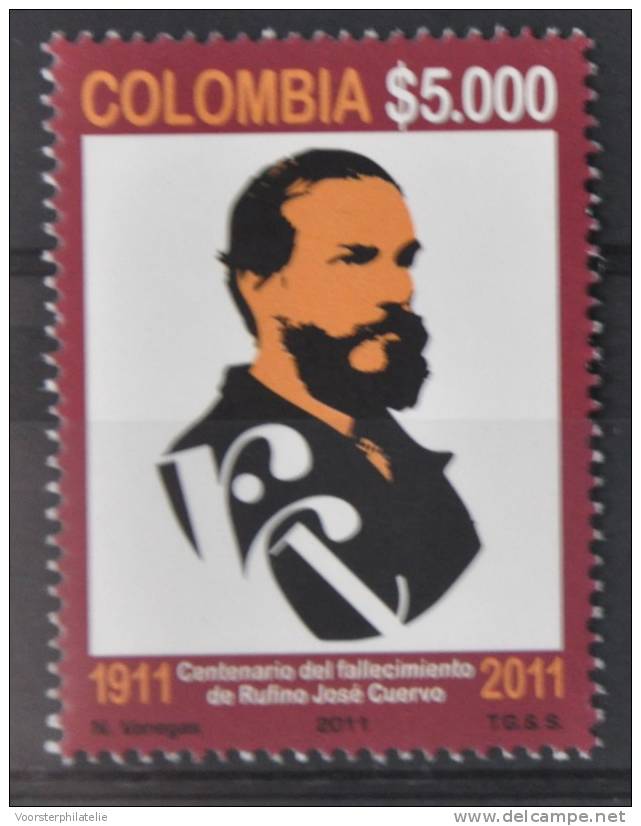 C 296 ++ COLOMBIA 2011 RUFINO JOSE CUERVO  MNH ** - Colombia