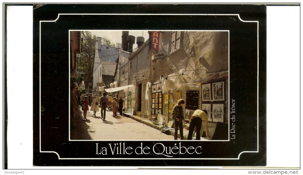 Mess Presse Benjamin- Photo E.Otto-La Ville De Quebec - La Rue Du Trésor- 2 Timbres Parliament 37-cachet 1988 - Autres & Non Classés