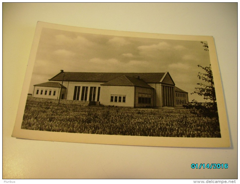 GERMANY  MURCHIN  KRS. ANKLAM , KULTURPALAST MATYAS RAKOSI , 1956 OLD POSTCARD, O - Anklam