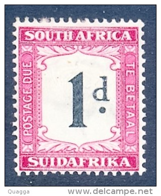 South Africa 1932. 1d Black And Carmine. SACC 24, SG D25. - Unused Stamps