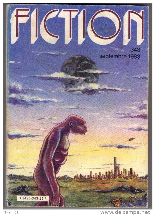 REVUE   FICTION  N°  343  OPTA  DE 1983 - Fiction