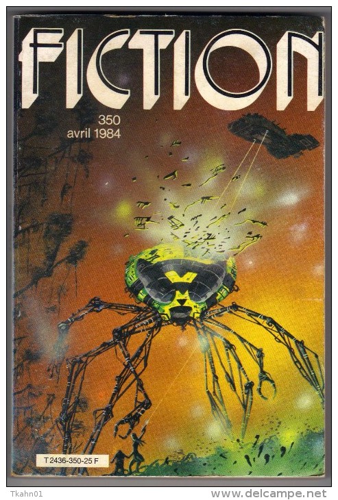 REVUE   FICTION  N°  350  OPTA  DE 1984 - Fiction