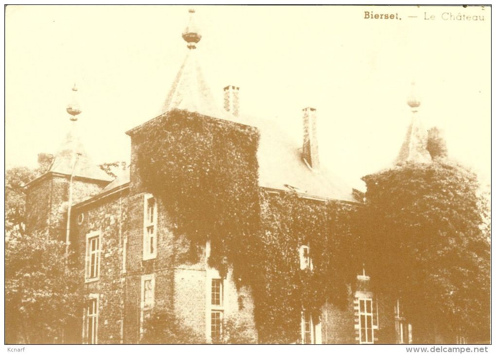 CP De BIERSET " Le Château " - Grâce-Hollogne