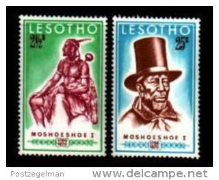 LESOTHO,1970, Mint Never Hinged Stamp(s) King Moshoeshoe, MI Nrs. 80-81, #2609 - Lesotho (1966-...)