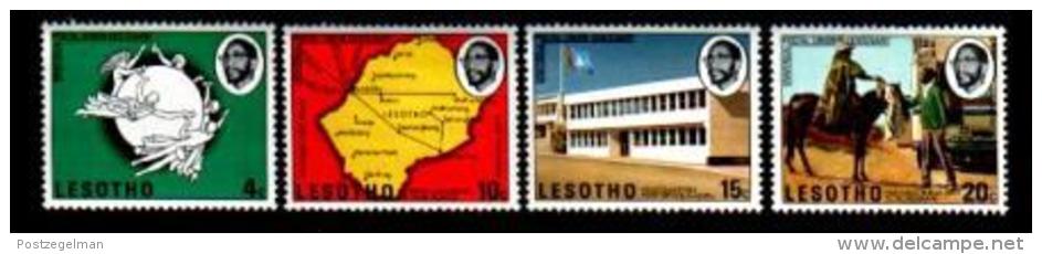 LESOTHO, 1974, Mint Never Hinged Stamp(s) U.P.U. Centenary,  MI Nrs. 166-169, #2626 - Lesotho (1966-...)