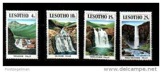 LESOTHO, 1978 Mint Never Hinged Stamp(s) Waterfalls,  MI Nrs. 256-259, #2643 - Lesotho (1966-...)