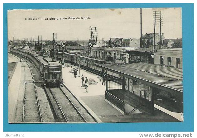 CPA 1 - Chemin De Fer Train La Plus Grande Gare Du Monde JUVISY 91 - Juvisy-sur-Orge