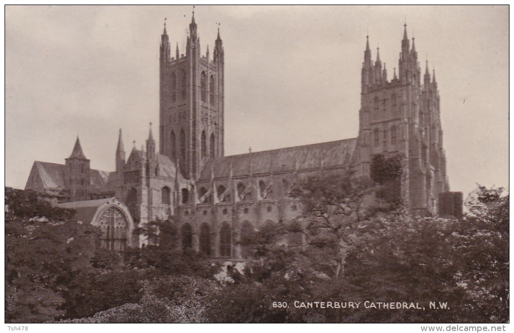 ANGLETERRE----CANTERBURY --cathedral  N  W--voir 2 Scans - Canterbury