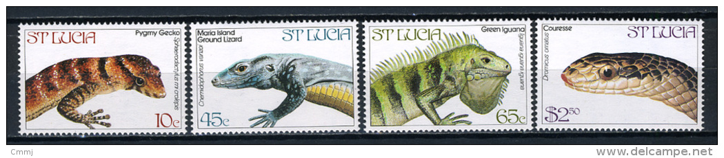 1984 -  ST. LUCIA - Catg. Mi.  660/663 - NH - (CAT20151182265C) - St.Lucia (1979-...)