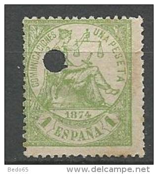 ESPAGNE YVERT N° 148 / NEUF(*)  PERFORE SANS GOMME - Neufs