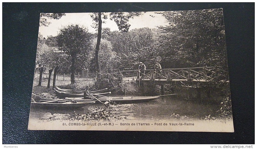 CPA 77 - SEINE ET MARNE - COMBS LA VILLE Bords De L' Yerres Pont De Vaux La Reine - éd° Thibault - Combs La Ville