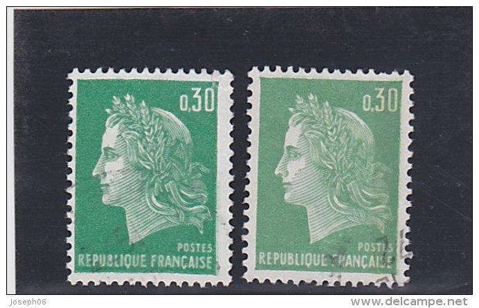 FRANCE     1969  Y.T. N° 1611  1611b  Oblitéré - 1967-1970 Marianna Di Cheffer