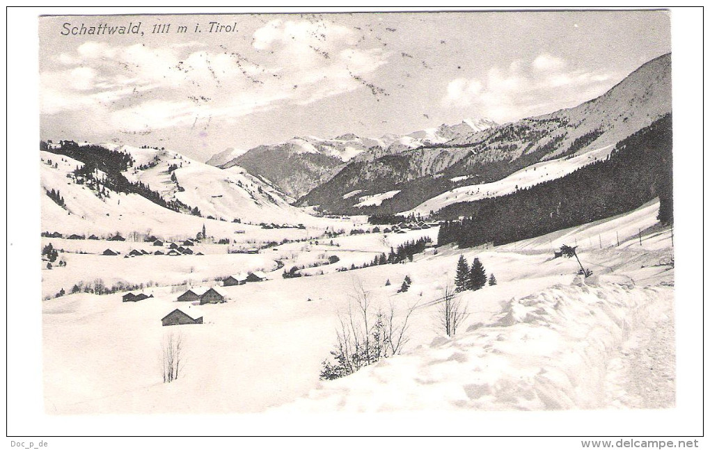 Österreich - Schattwald In Tirol - Old Card With Stamp 1919 - Schattwald