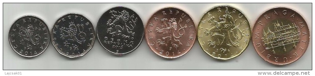 Czech Republic 2012/14. Coin Set UNC - Tsjechië