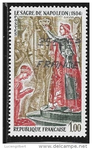 N°  1776  FRANCE  -  OBLITERE  -  SACRE DE NAPOLEON -  1973 - Oblitérés