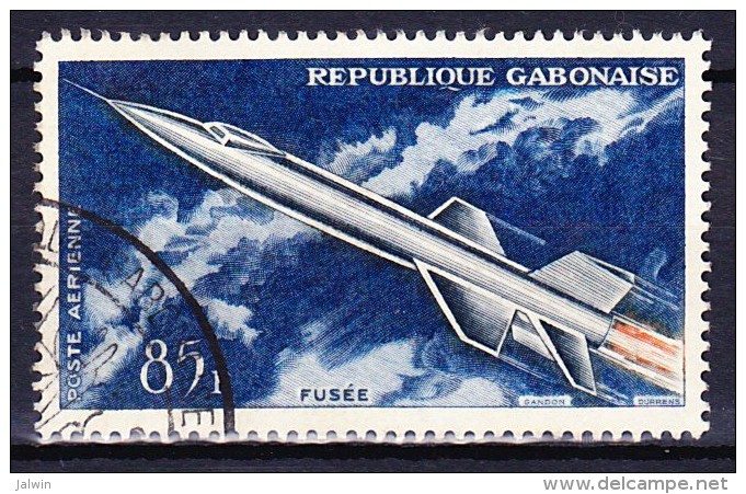 GABON POSTE AERIENNE 1962 YT N° PA 10 Obl. - Gabon (1960-...)