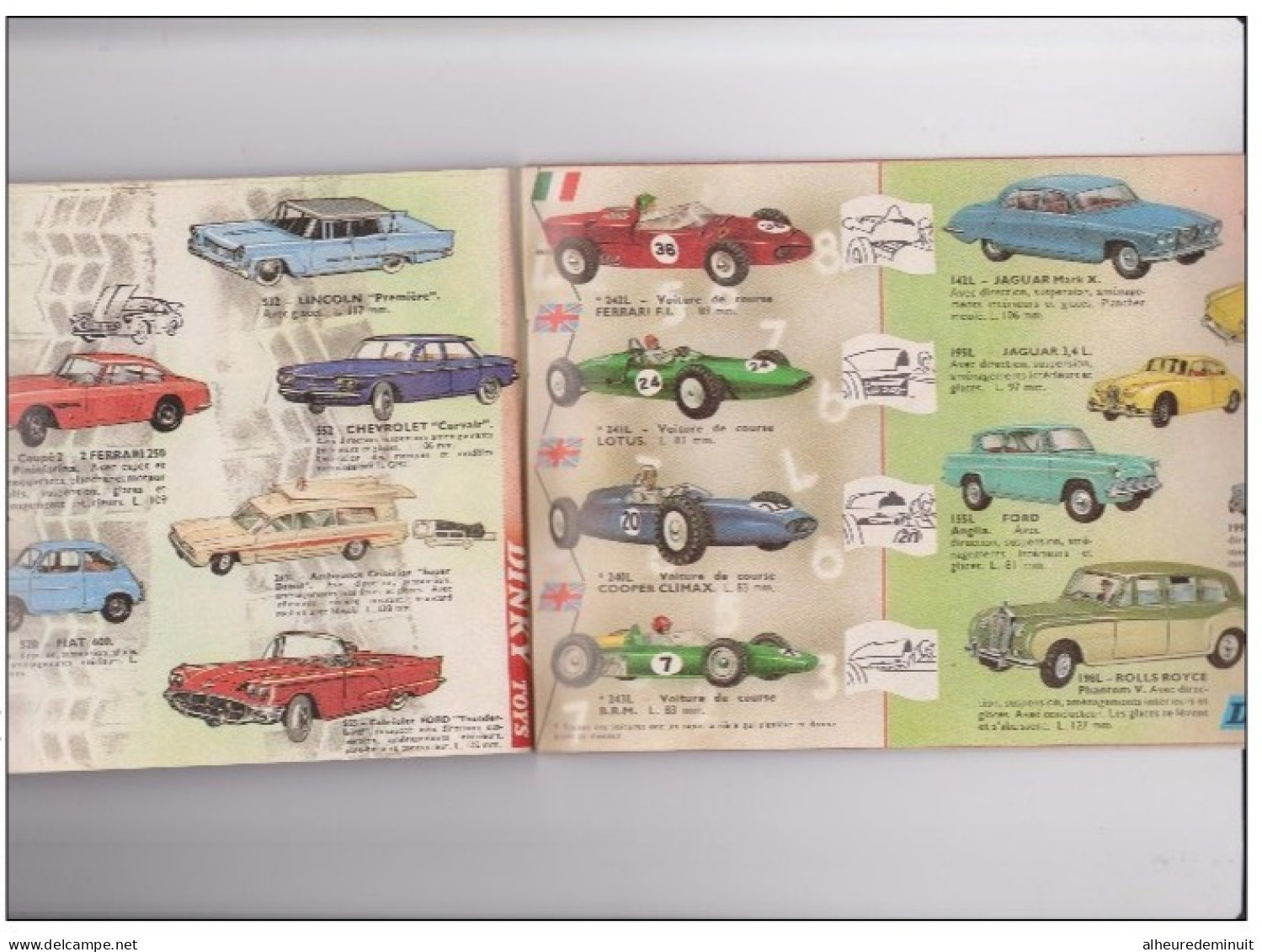 Catalogue DINKY TOYS"SUPERTOYS"1965/1966"voiture Miniature"autobus"camions"militaire"maquette"DS"Peugeot"Renault"Citroën - Revues