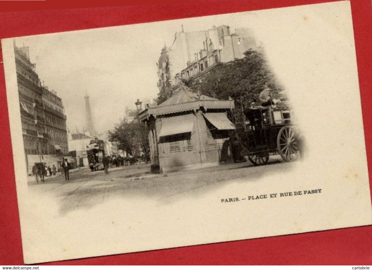 Dépt 75 - PARIS (16è) - Place Et Rue De Passy - Animée - Carte Précurseur - Arrondissement: 16