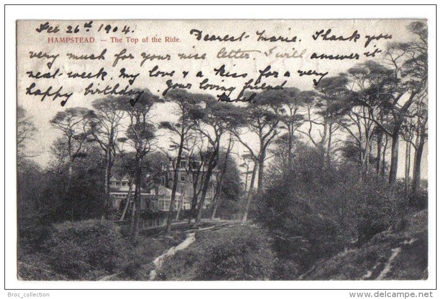 Hampstead, The Top Of The Ride, 1904, éd. Charles Martin - London Suburbs