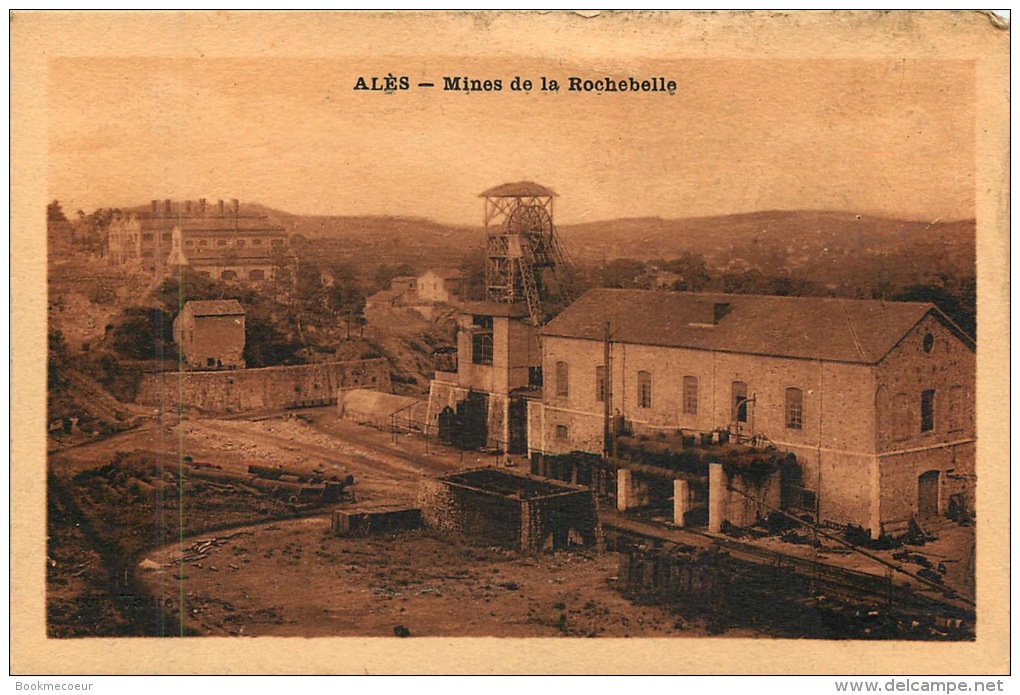 30 GARD   ALES   ALAIS MINES DE La  Rochebelle  Du 4 Janvier 1946 - Alès