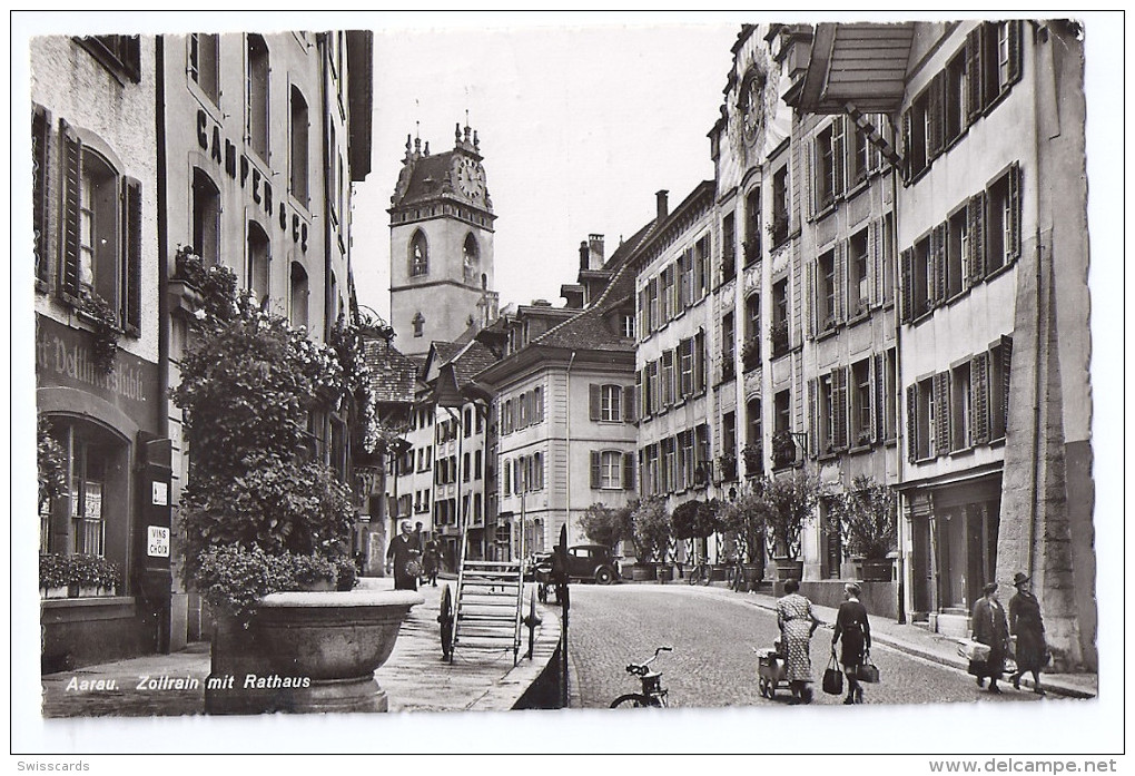 AARAU: Zollrain, Veltlinerstübli 1954 - Aarau