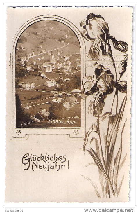 BÜHLER: Neujahrsgrüsse, Foto-AK ~1930 - Other & Unclassified