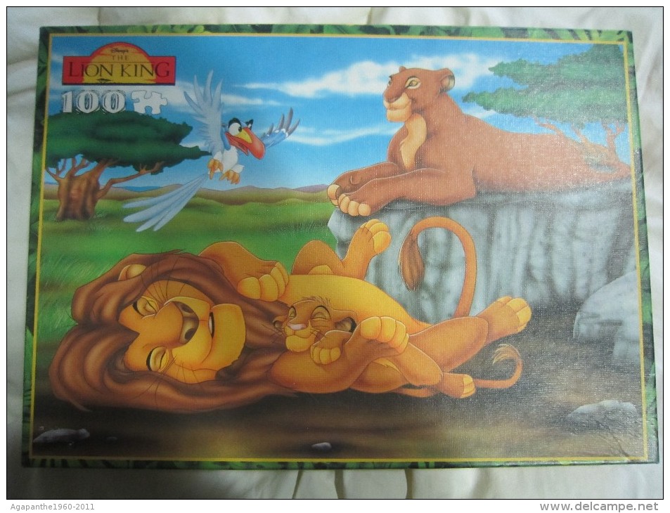 068 - PUZZLE JUMBO - ROI LION - THE LION KING - 100 PIÈCES - Puzzles
