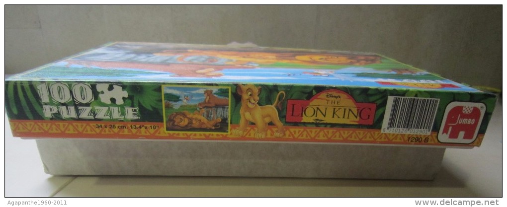 068 - PUZZLE JUMBO - ROI LION - THE LION KING - 100 PIÈCES