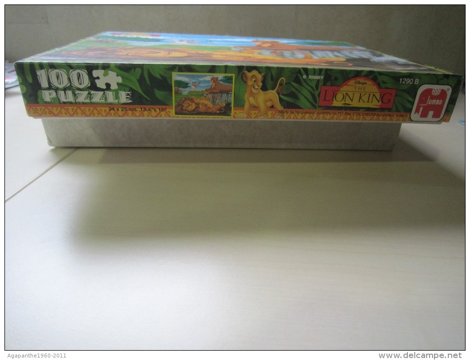 068 - PUZZLE JUMBO - ROI LION - THE LION KING - 100 PIÈCES