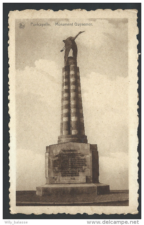 CPA - POELCAPELLE - POELKAPELLE - Monument Guynemer - Nels  // - Langemark-Poelkapelle