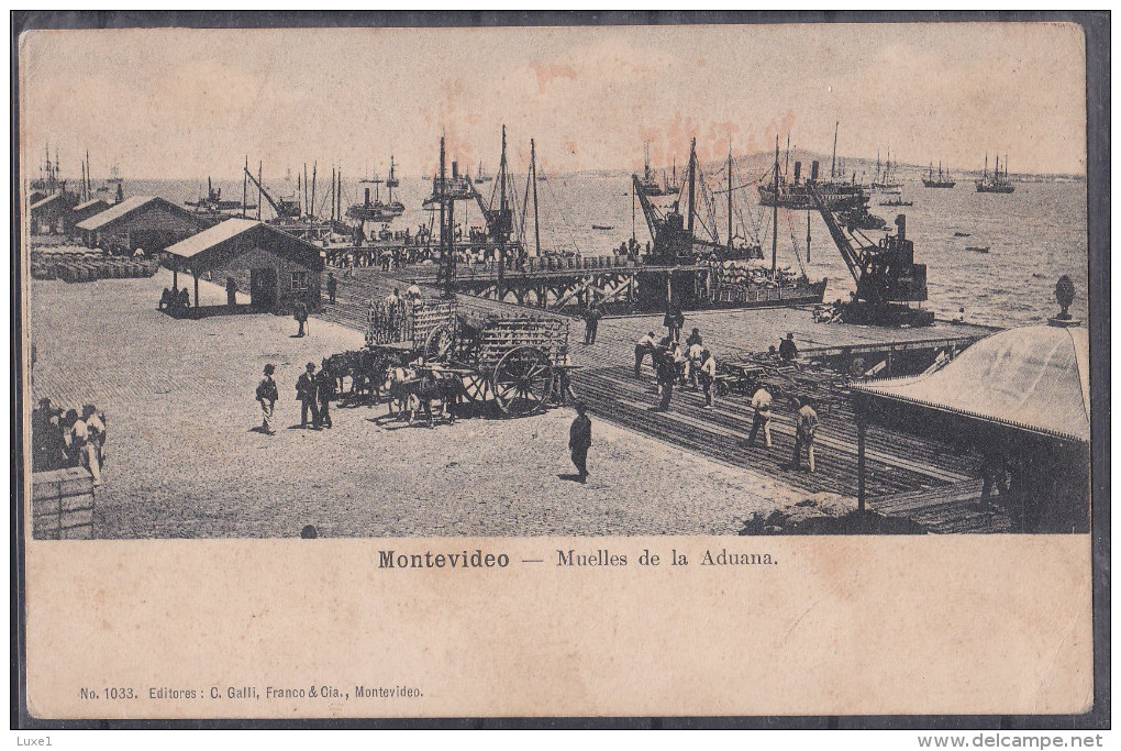 URUGUAY , MONTEVIDEO  ,  OLD  POSTCARD - Uruguay