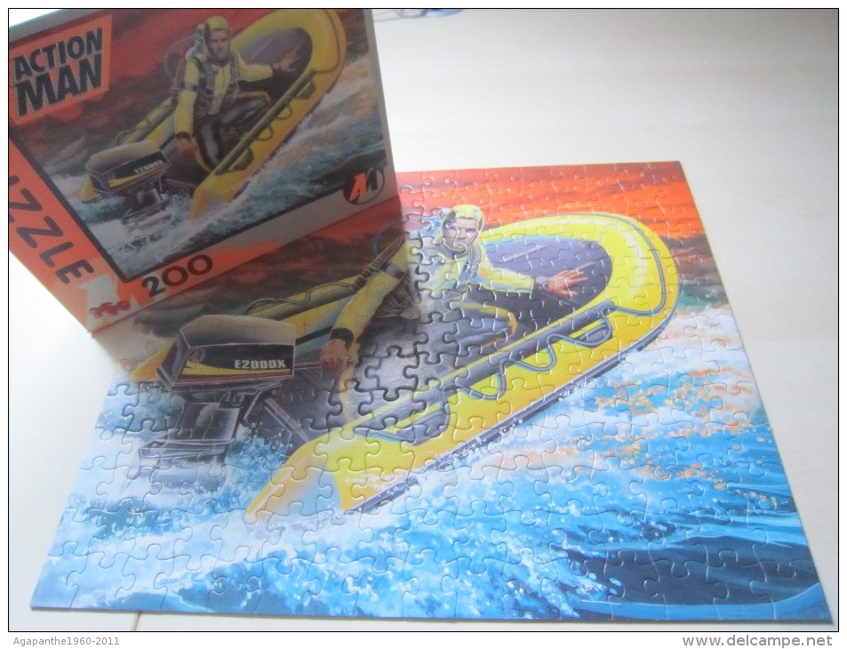 077 - PUZZLE MB -- ACTION MAN - 200 PIECES - Rompecabezas