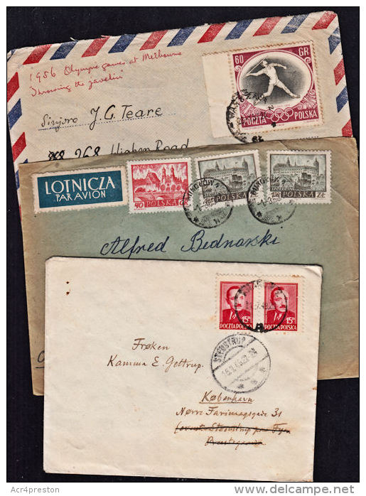 C0392 POLAND,  3 Covers - Collections