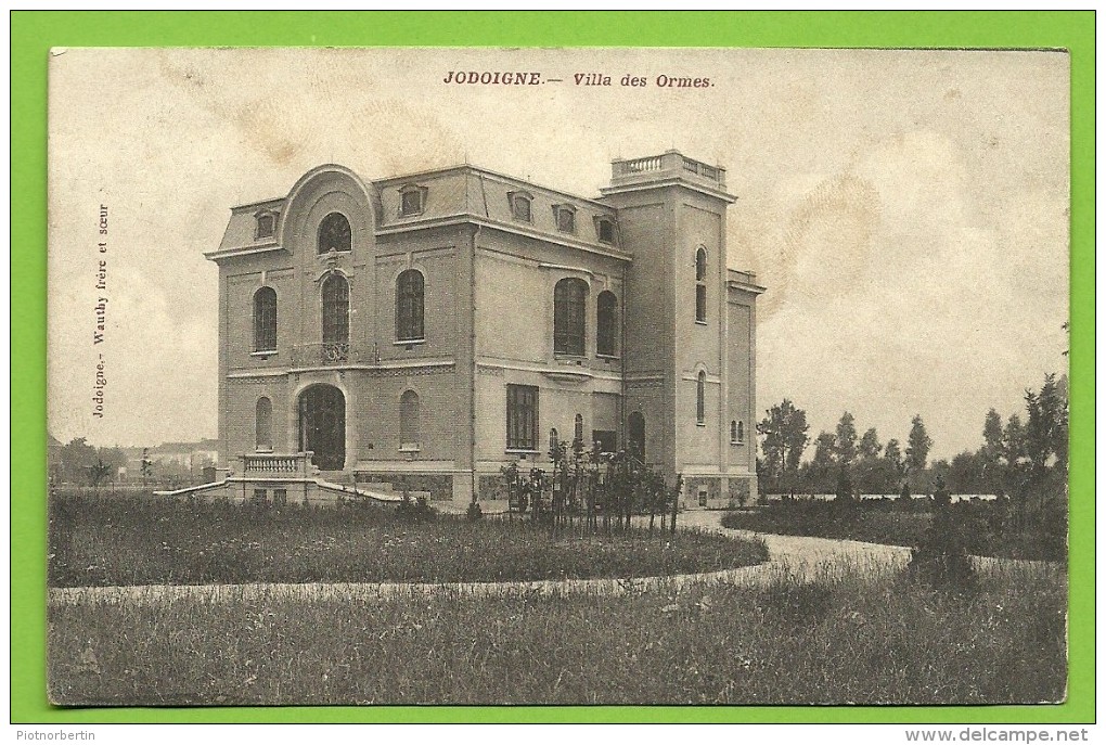 Jodoigne Villa Des Ormes  1910  (bl I) - Jodoigne