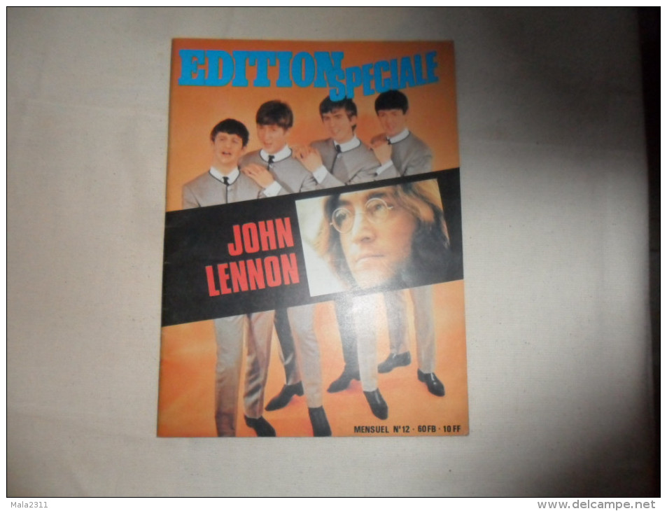 ANCIENNE REVUE / EDITION SPECIALE JOHN LENNON 1980 ET LA BEATLESMANIA / 50 PAGES - Autres & Non Classés