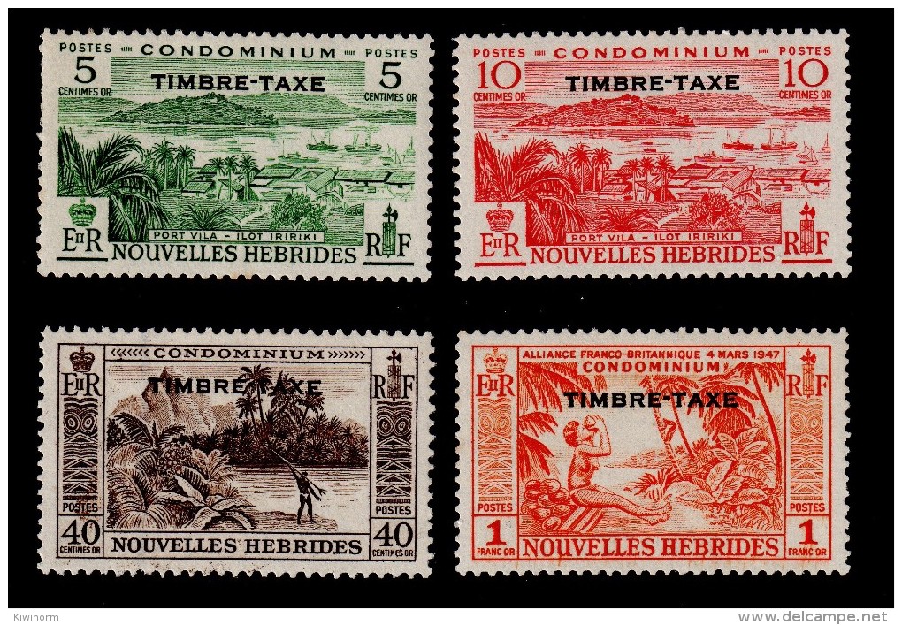 NEW HEBRIDES NOUVELLES HEBRIDES 1957 Postage Due Timbre-Taxe - Mint Never Hinged MNH ** - 1B292 - Used Stamps